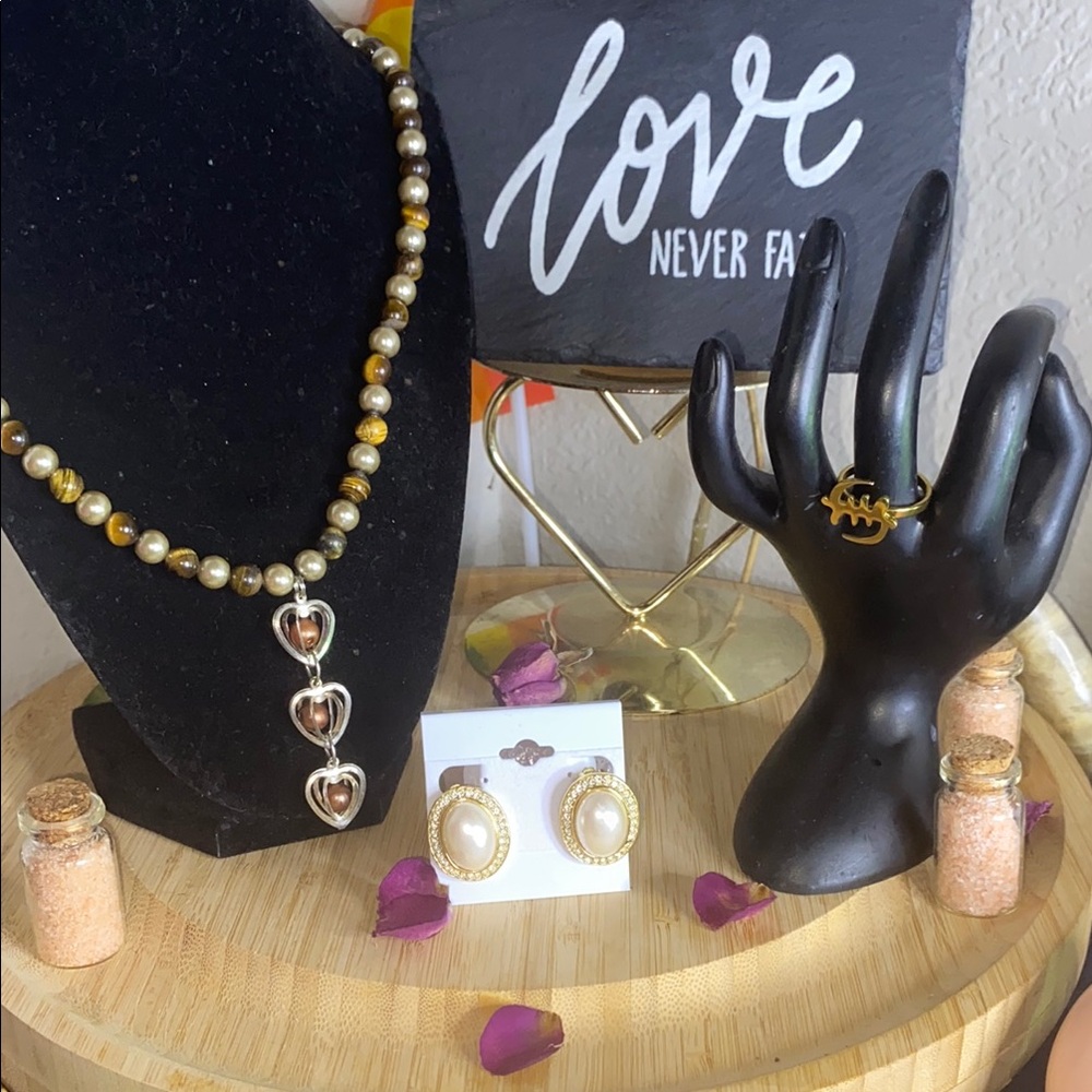 Marvello Gold and Silver Elegant Earrings